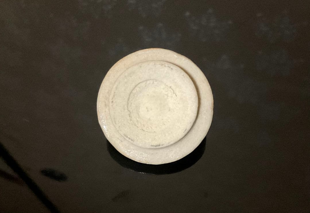 赤膚焼　二代目 小川二楽作　茶入　文琳　肩衝