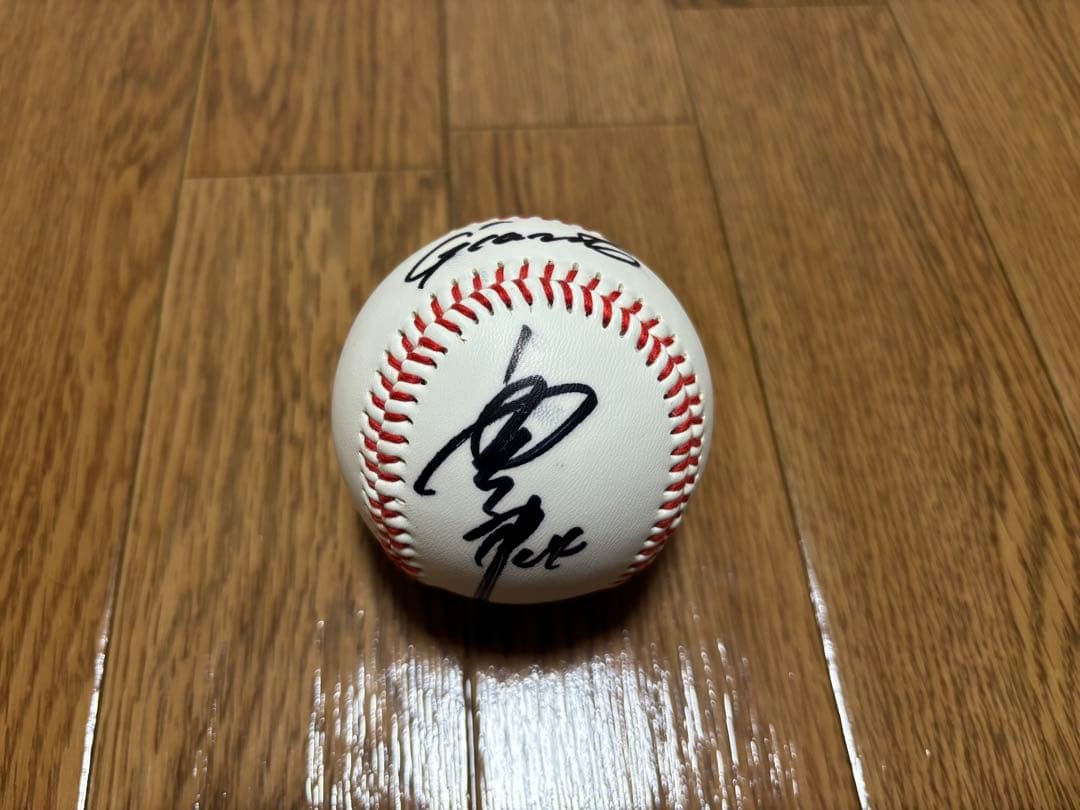 非売品 グローブ 高橋由伸 ジャイアンツ 手型・直筆サイン入り FORGAD