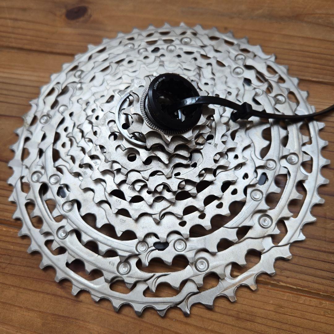 多段式スプロケット シルバー 金属製