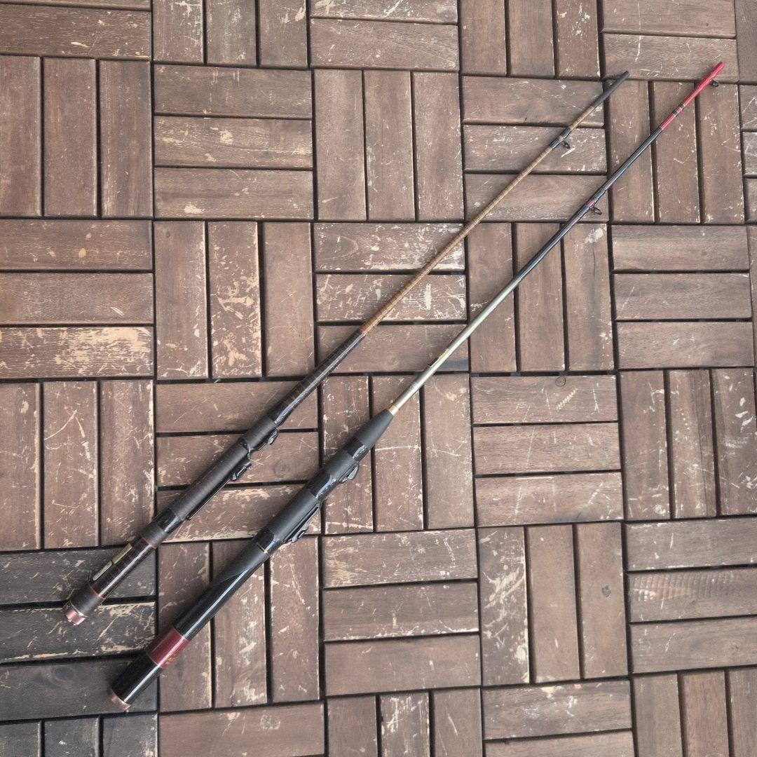 チヌ筏竿 がまちぬ いかだ硬調 1.5 & シマノ 青波巧 小鳴門135 良品！