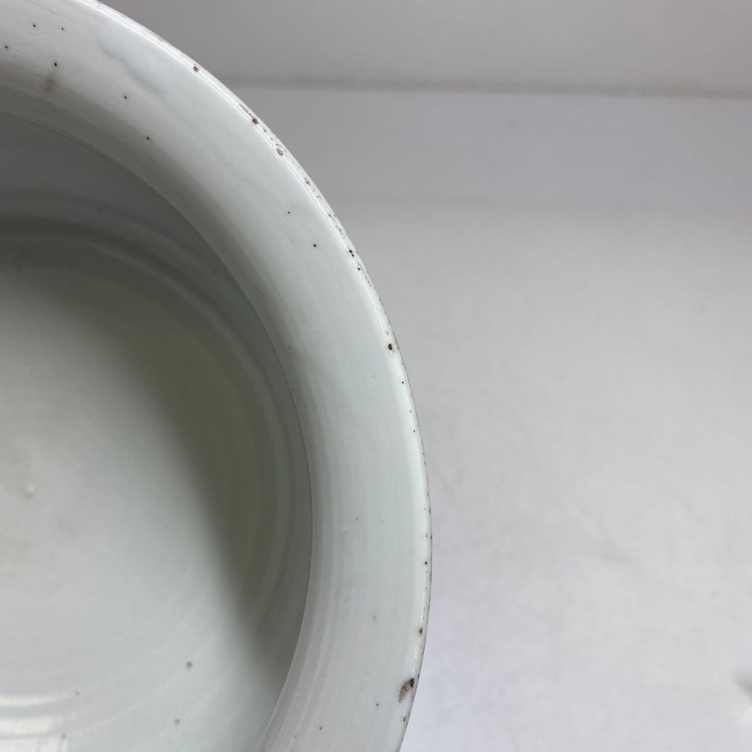 中国清時代 青花唐草図鉢 タサオ 直径約18cm 東T-0203②