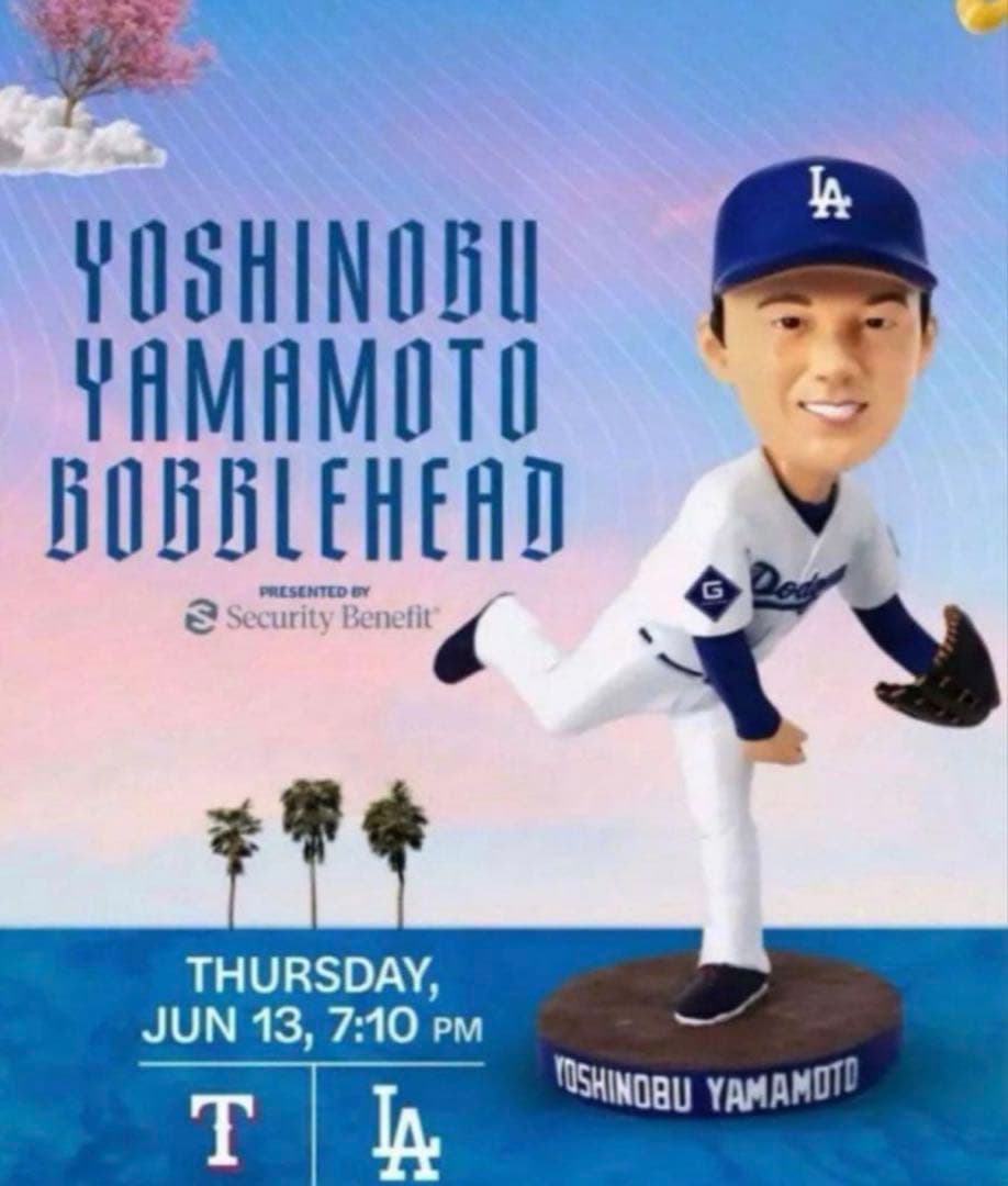 Yoshinobu Yamamoto 山本由伸 ボブルヘッド