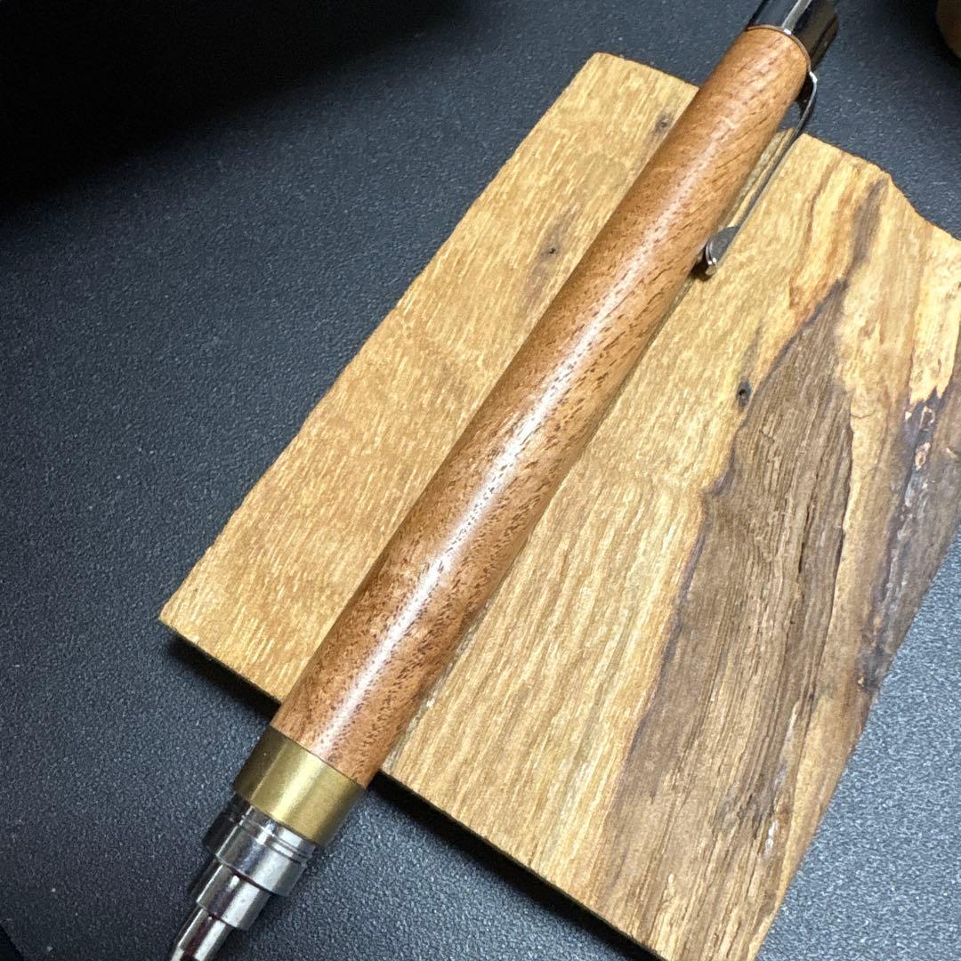 山梨　最強低重心シャーペン　真鍮