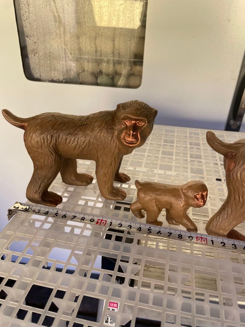 猿のフィギュア 3体セット