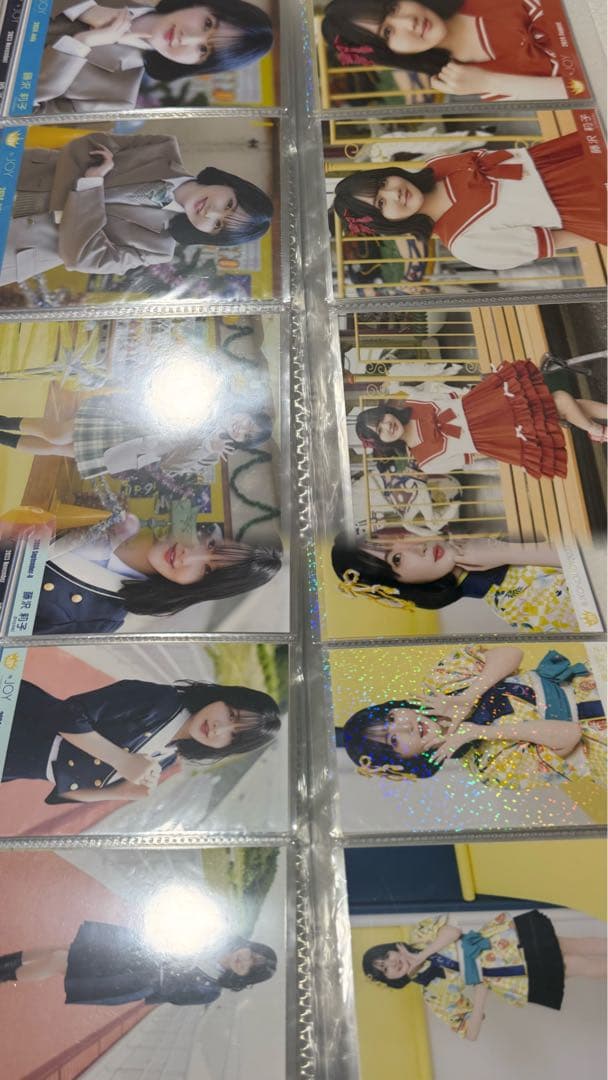 ニアジョイ ≒JOY 藤沢莉子 生写真 封入 コンプ まとめ売り