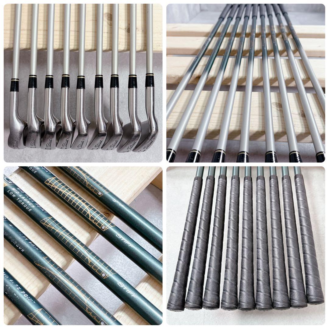 V926 タイトリスト ゴルフクラブ メンズ セット 14点 VG3 黒 赤