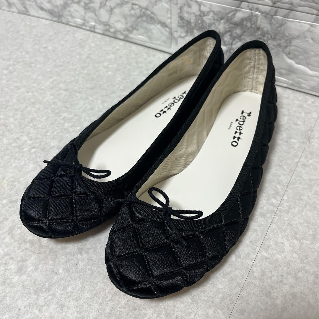 ⭐未使用級・激レア⭐レペット バレエシューズ キルティング サンドリオン 23㎝