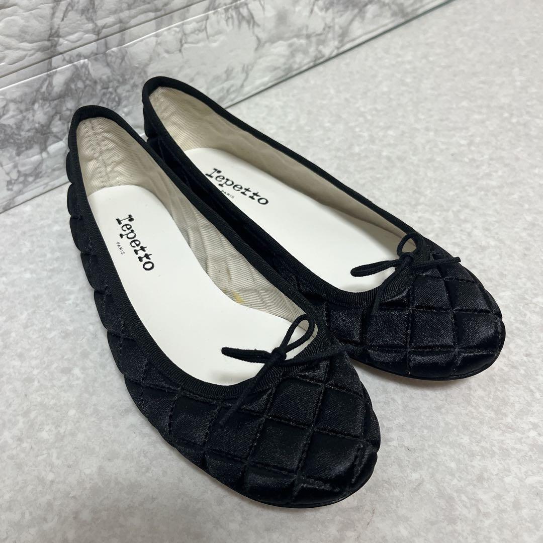 ⭐未使用級・激レア⭐レペット バレエシューズ キルティング サンドリオン 23㎝