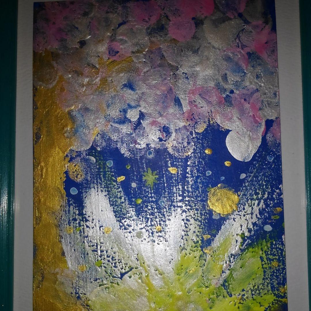 180年に一度の金運の絵 中河原啓先生の直筆絵画④