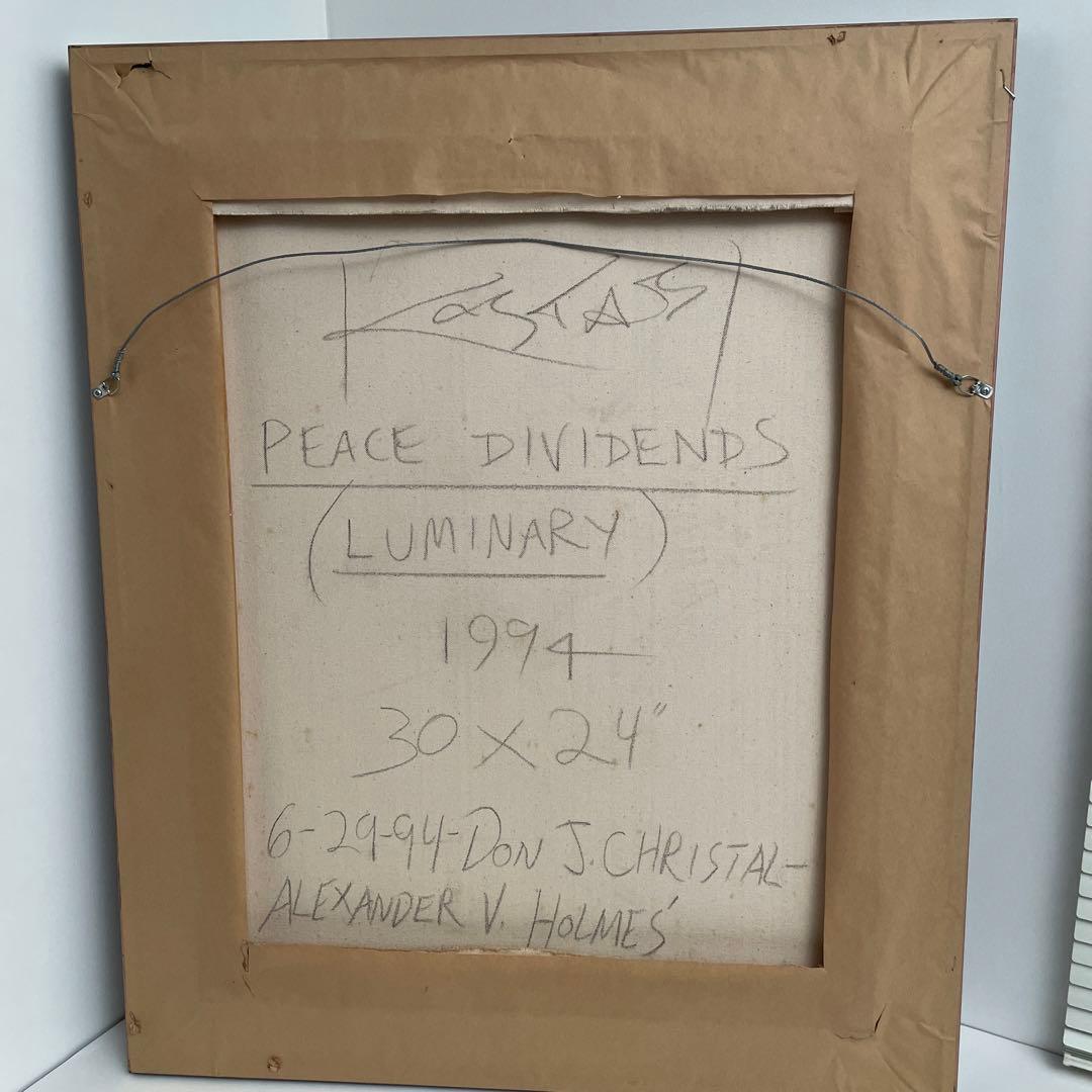 超激レア　一点物1994年作　マークコスタビ　平和の配当 真作一点物