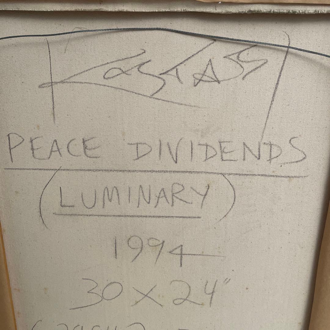 超激レア　一点物1994年作　マークコスタビ　平和の配当 真作一点物