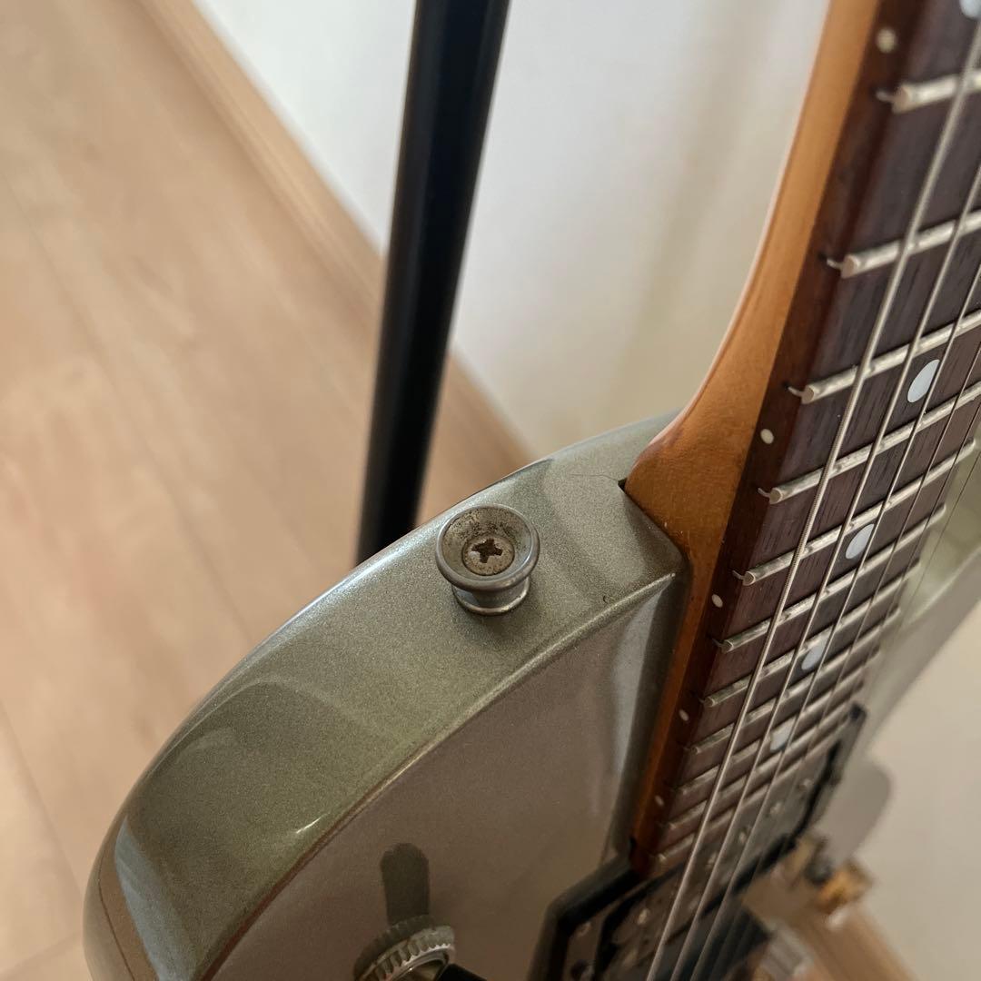 Burny シルバー レスポールタイプエレキギター