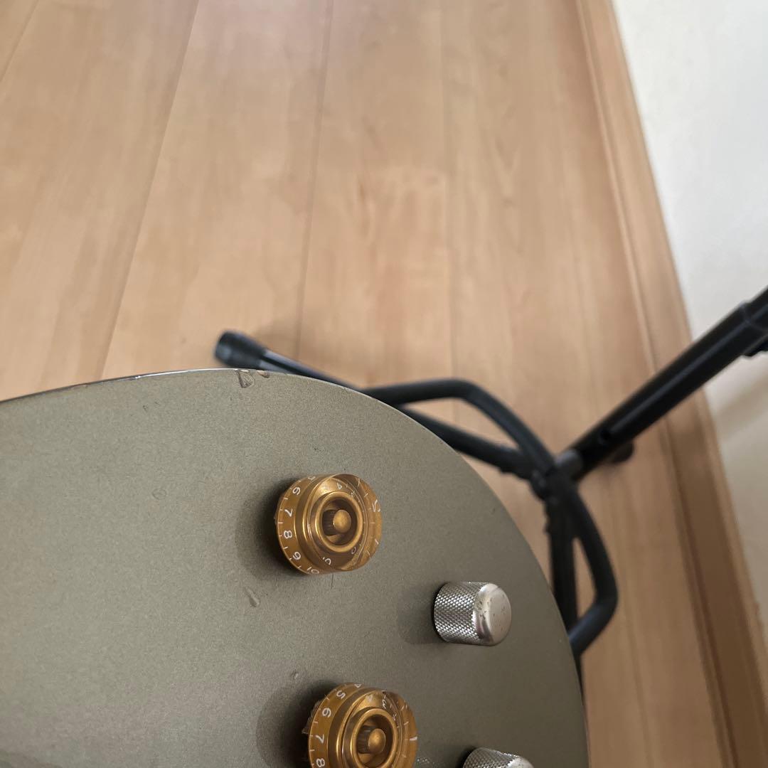 Burny シルバー レスポールタイプエレキギター