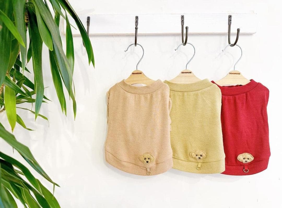 DENIM ROSE ワッペンカーディガン