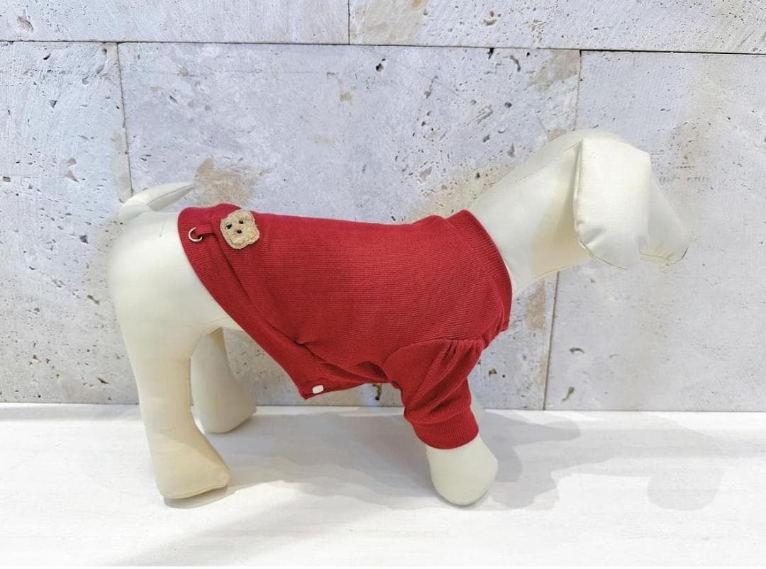 DENIM ROSE ワッペンカーディガン