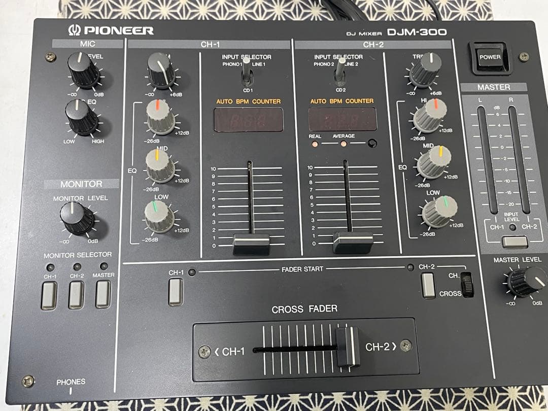 pioneer dj パイオニア　DJM-300 ブラック　フェーダーメンテナン