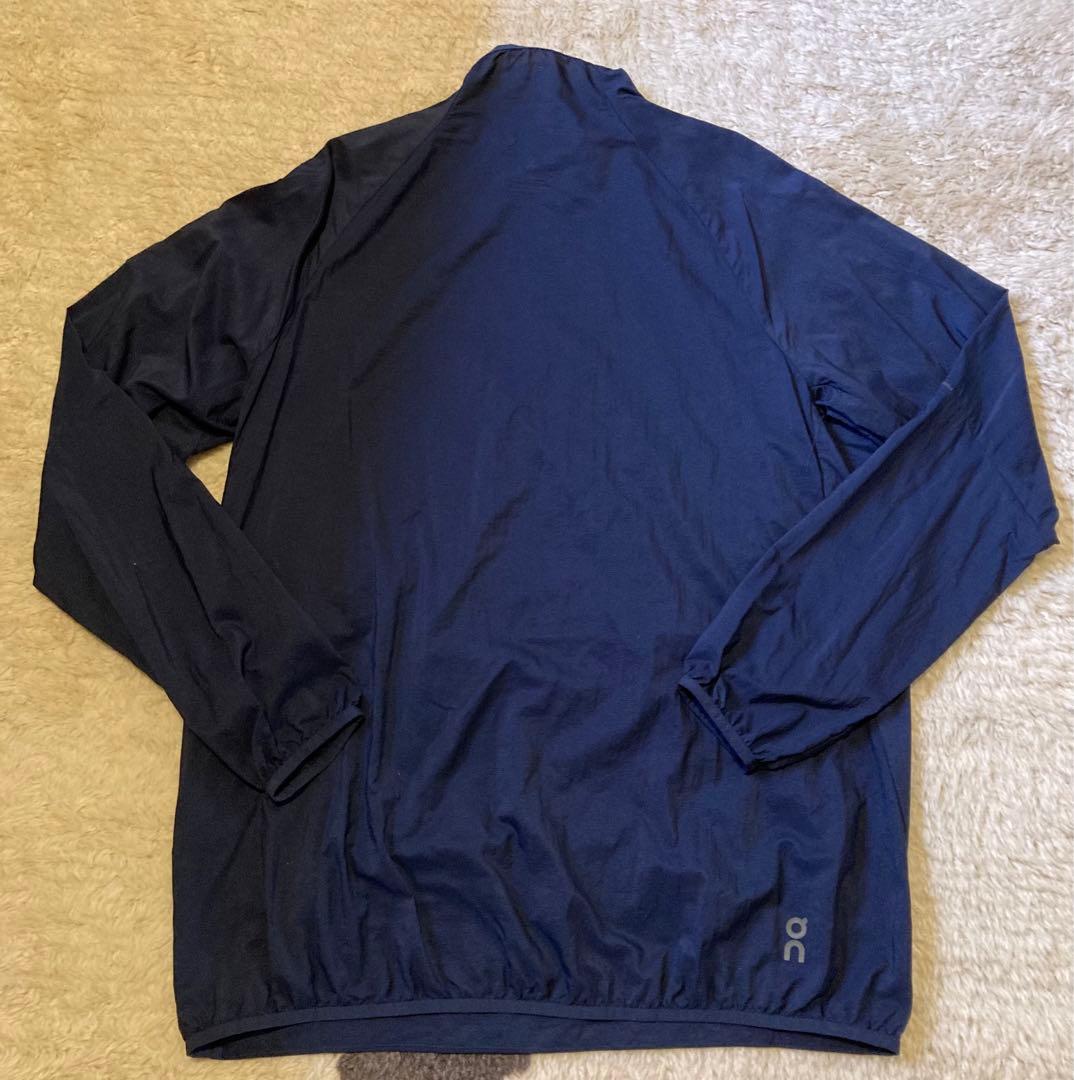 On アクティブジャケット　ネイビー Mサイズ [ランニングウェア ブレーカー]