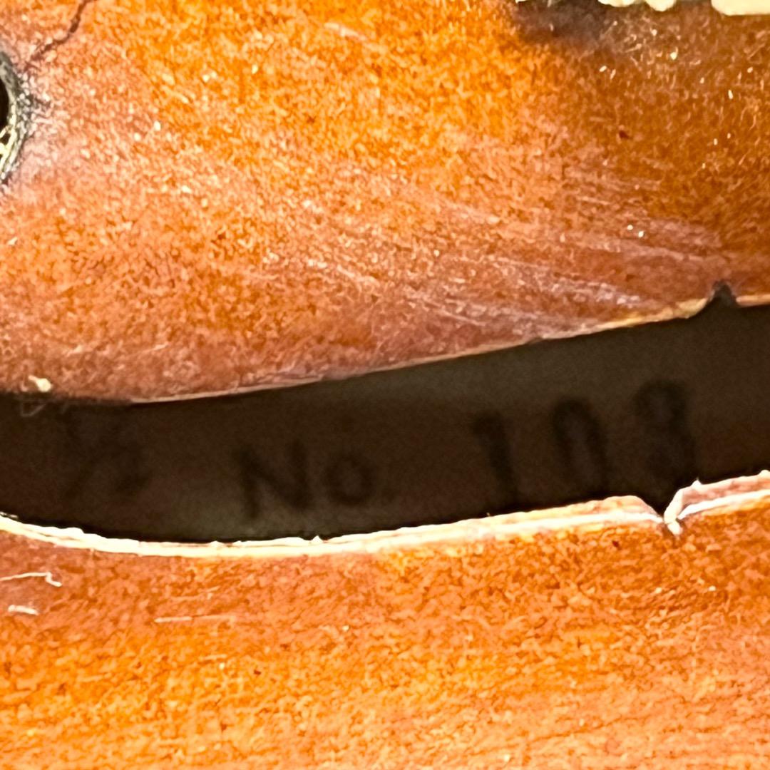 ▽※後右1098 鈴木バイオリン No.103 ケース 弓 ストラディバリウス