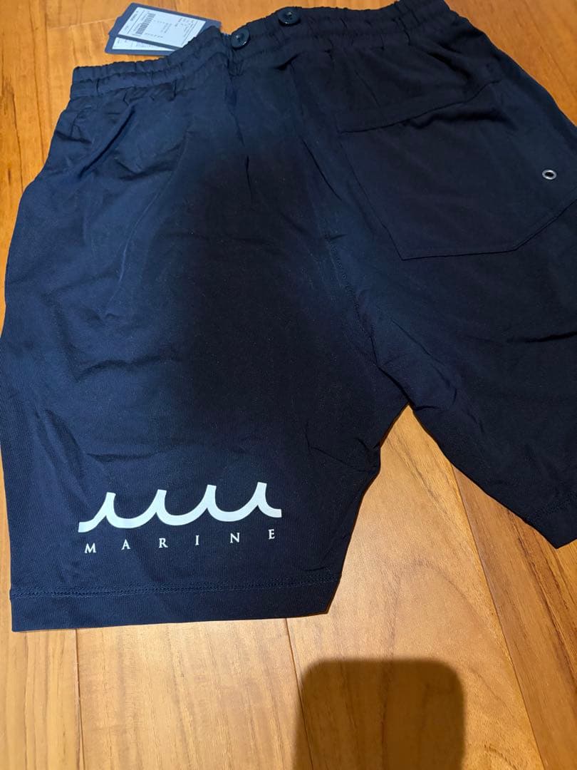 ムータマリン ネイビー サイドストライプ パンツ XS