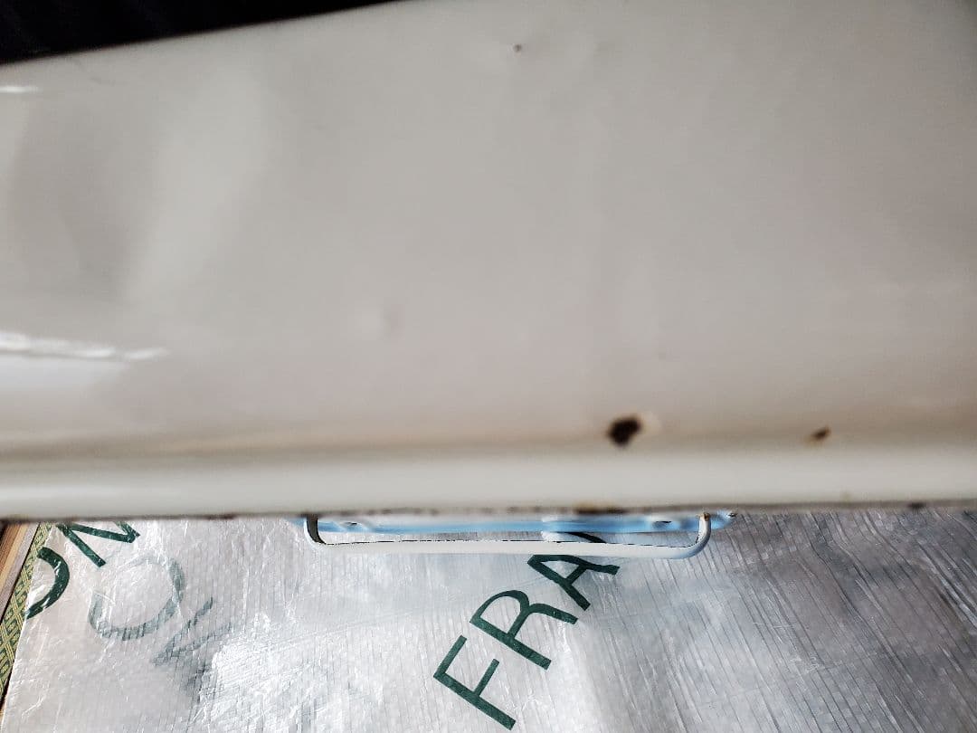 フランス　アンティーク　ホーロー　レードルラック