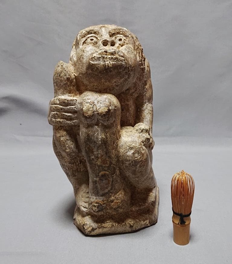 コレクター収集品　メキシコ　メキシコ文明　「アステカ石像」