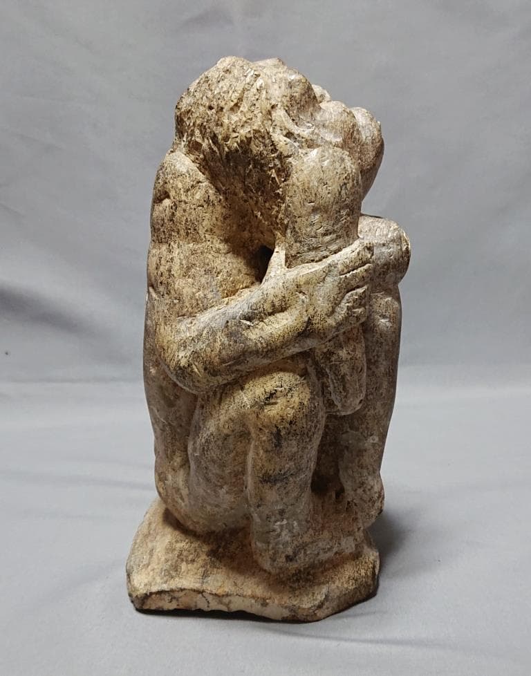 コレクター収集品　メキシコ　メキシコ文明　「アステカ石像」