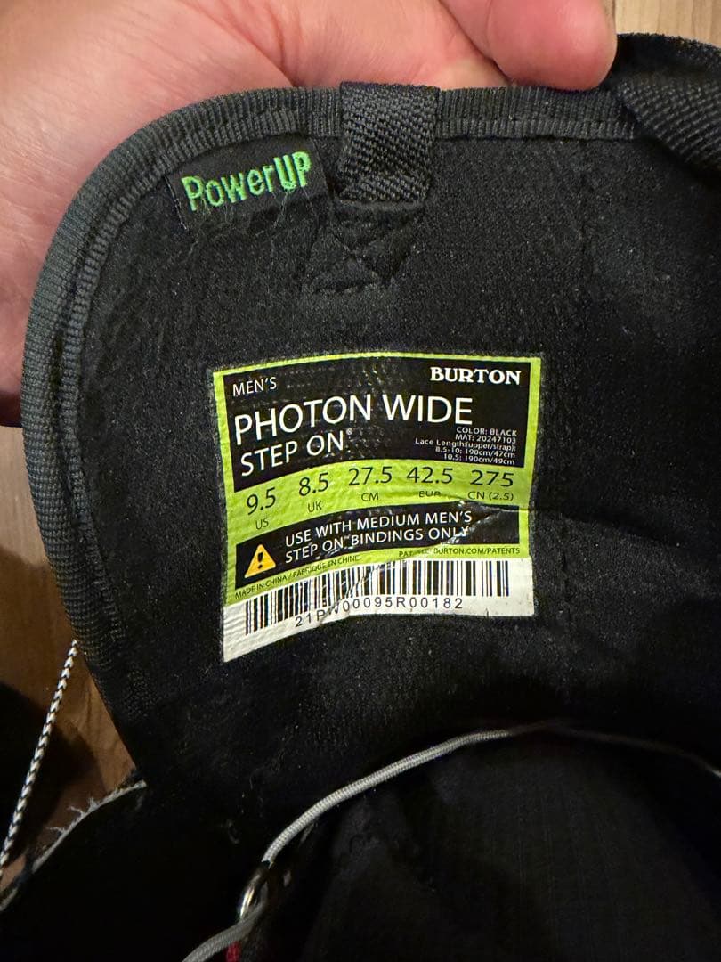 Burton Photon Wide step on 27.５cm
