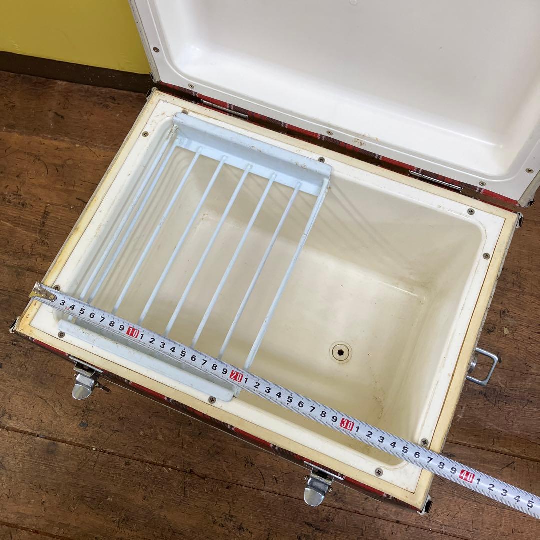 A-3 希少 昭和レトロ タイガー ドライブクーラー チェック柄 ボックス