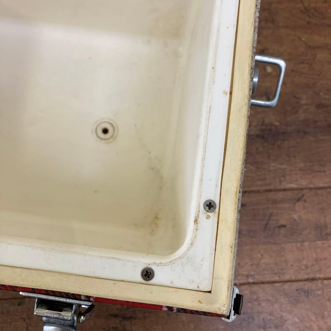 A-3 希少 昭和レトロ タイガー ドライブクーラー チェック柄 ボックス