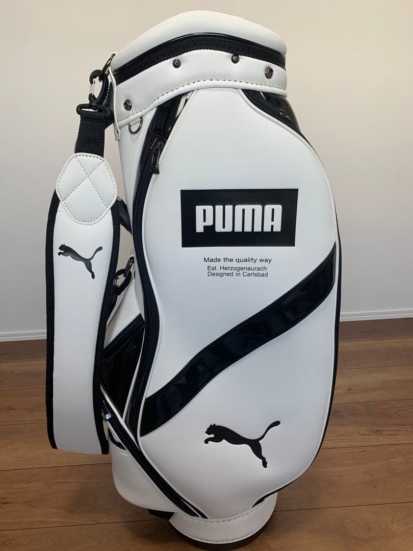 PUMA ゴルフバッグ ホワイト/ブラック