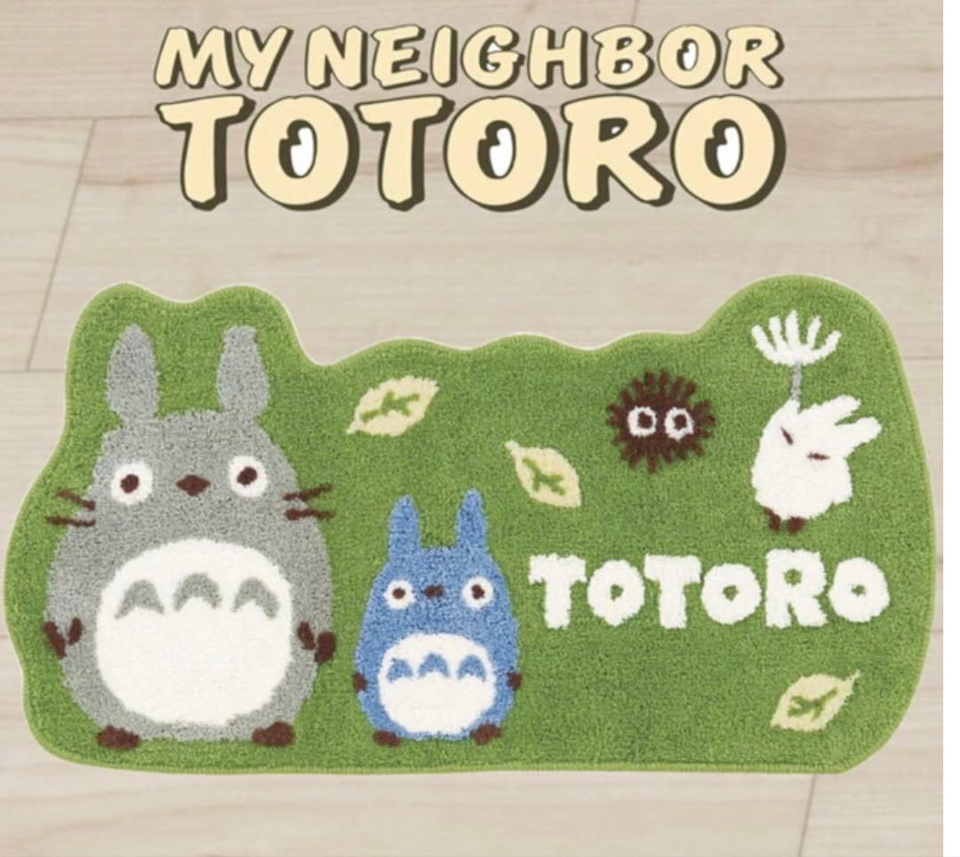 ２枚セット　ジブリ　となりのトトロ　ネコバス　アクセントマット　新品