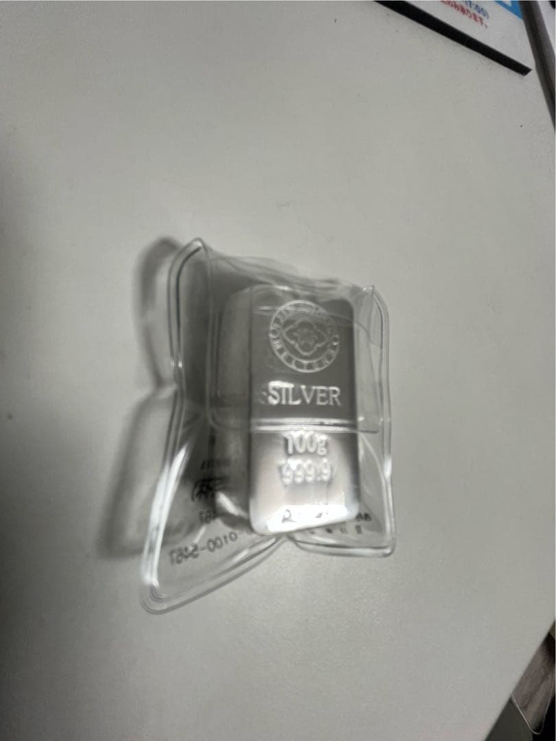 【新品未使用】井島貴金属精錬(株) SILVER 純銀　100g