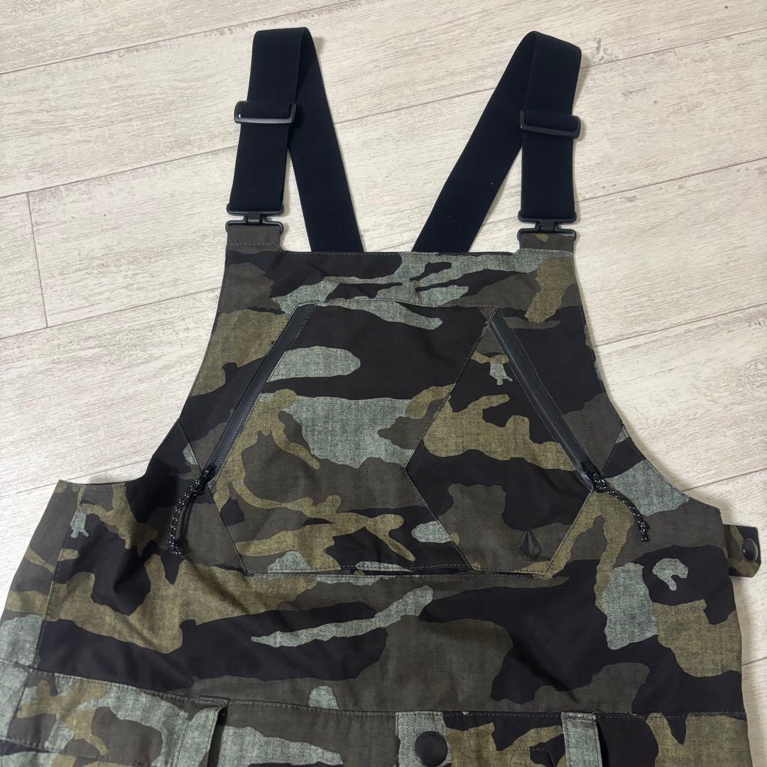 VOLCOM ビブパンツ GORETEX カモフラ