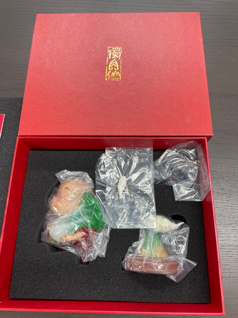 白菜を持つキャラクターフィギュア　市場流通のない絶版フィギュア