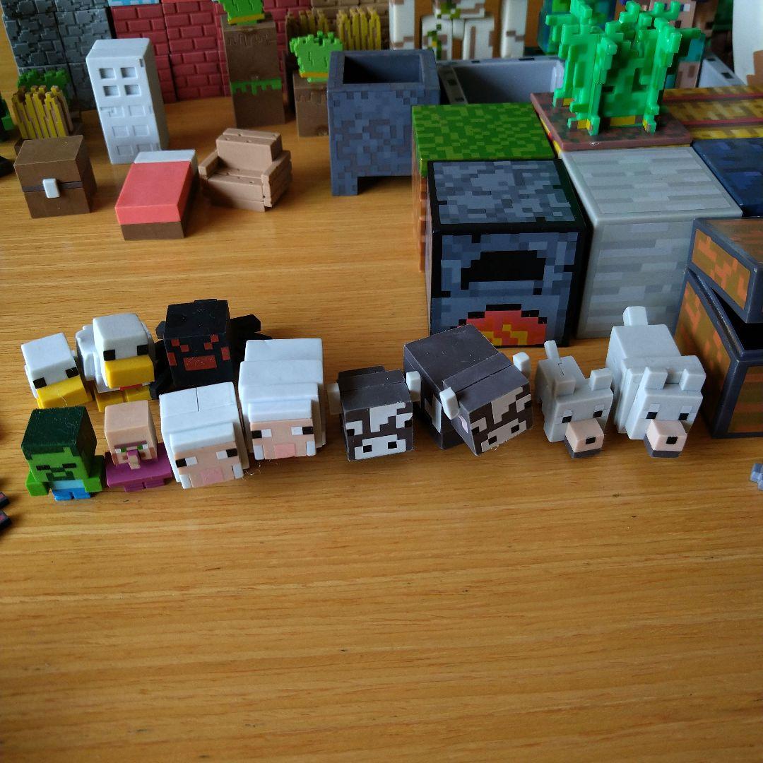 マインクラフト フィギュア セット　アクションフィギア　ラバーフィギア