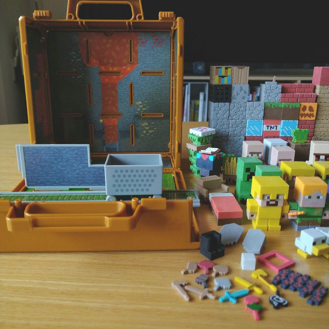 マインクラフト フィギュア セット　アクションフィギア　ラバーフィギア