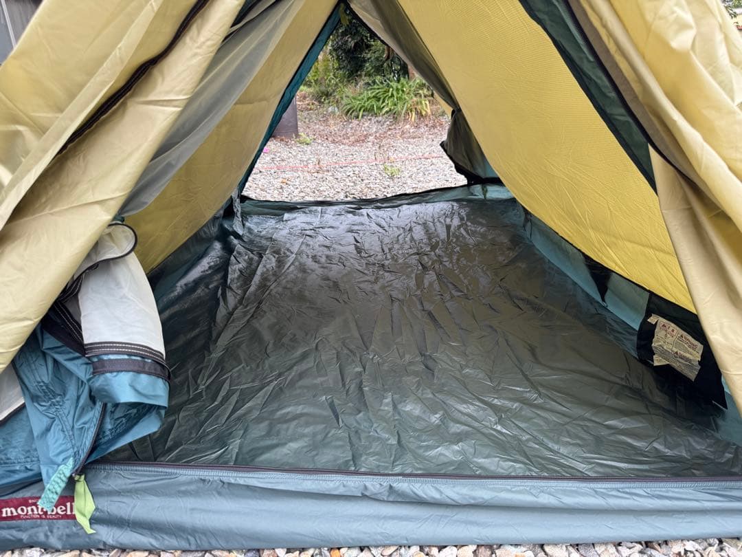 モンベル ムーンライトテント3型 アイボリー グランドシート付