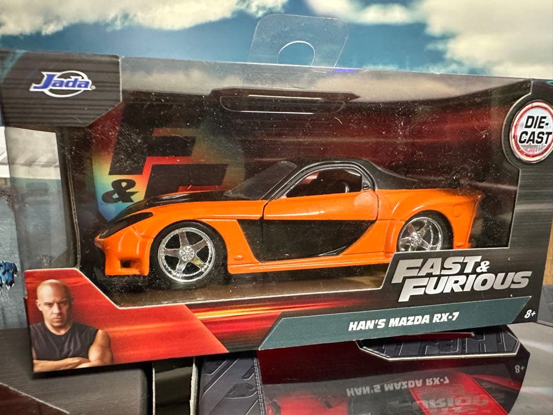 ワイルドスピード　1/32 ミニカー4台セット