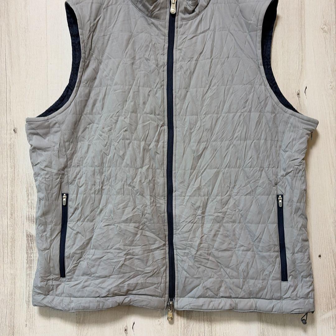 【極美品】PETER MILLAR リバーシブル フリースベスト L 高級ウェア