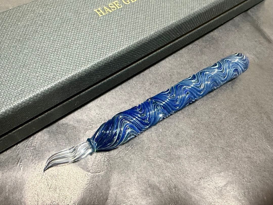 HASE硝子工房　HASEニブ　流水