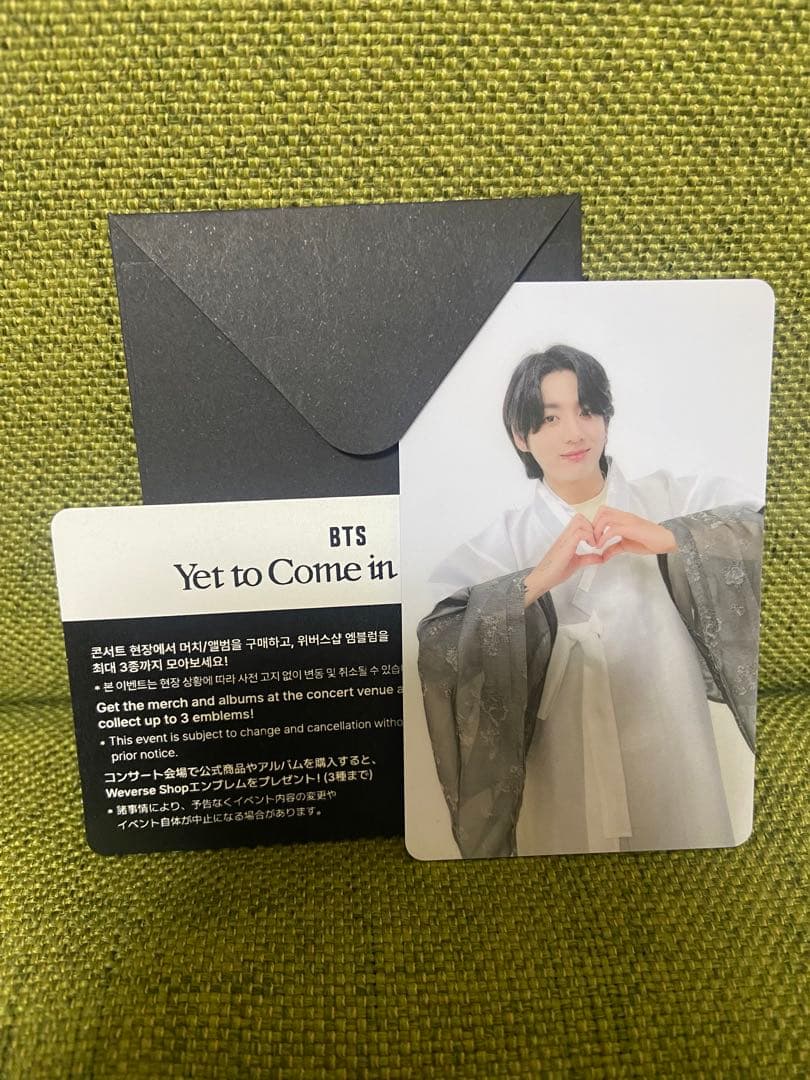 bts yet to come釜山 ラキドロ トレカ　グク