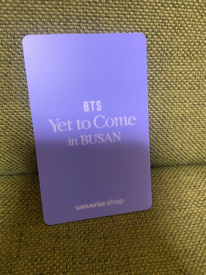 bts yet to come釜山 ラキドロ トレカ　グク