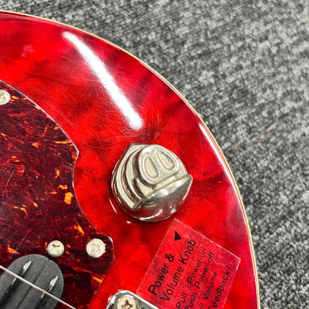 【10854】 Pignose ピグノーズ キルトトップ レッド ミニギター