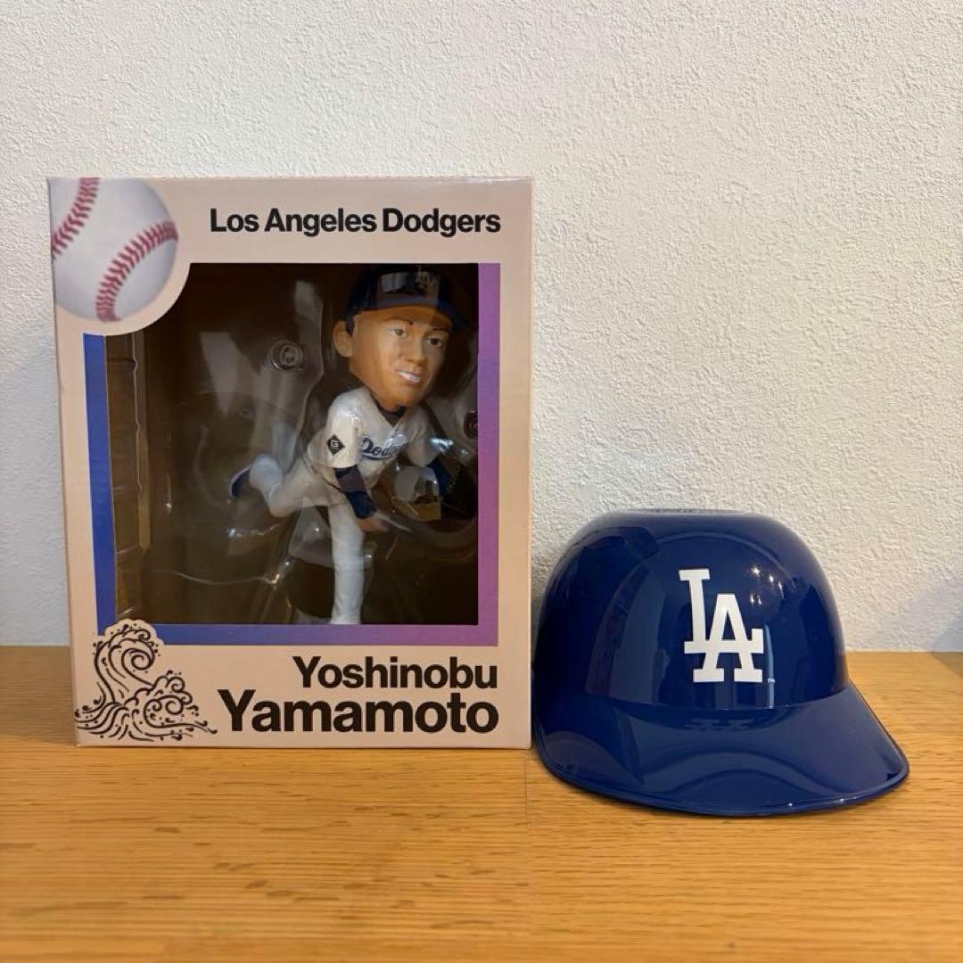 【限定】Dodgers 山本由伸ボブルへッド 2024（新品）+スーベニルカップ
