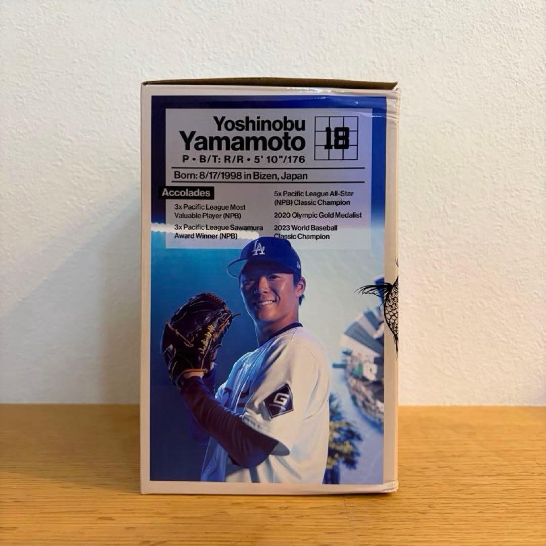 【限定】Dodgers 山本由伸ボブルへッド 2024（新品）+スーベニルカップ