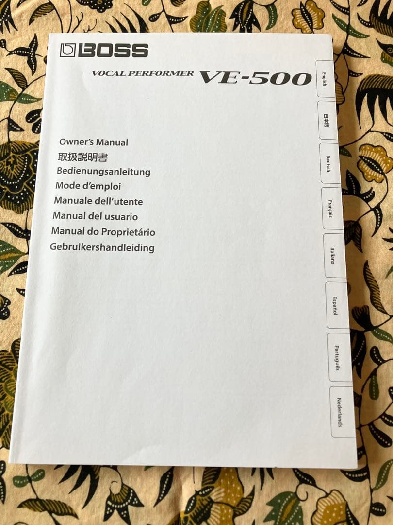 ギター BOSS VOCAL PERFORMER VE-500