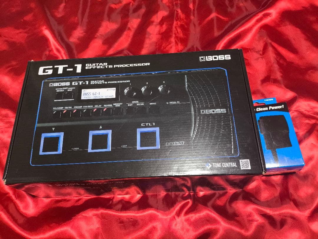 BOSS GT-1 マルチエフェクター アダプター付き