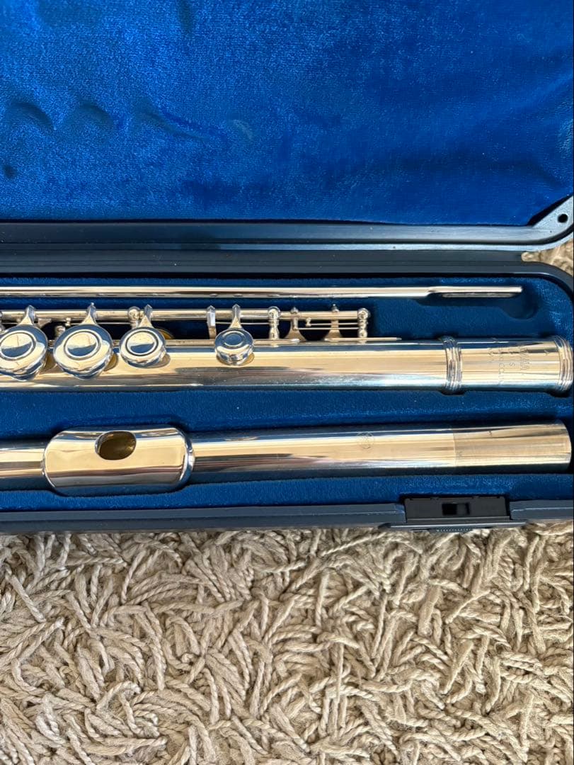 YAMAHA フルート本体 銀製 ケース付き