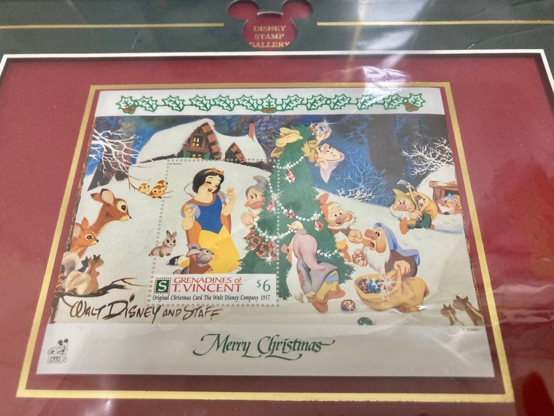 ディズニー限定アート絵画Disney Christmascards