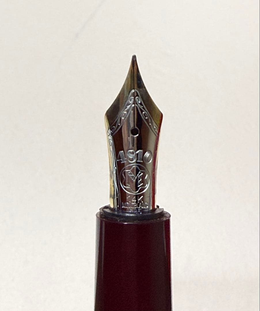 【超希少⭐︎廃番につき激レア品】ボルドーモンブラン万年筆14K中白